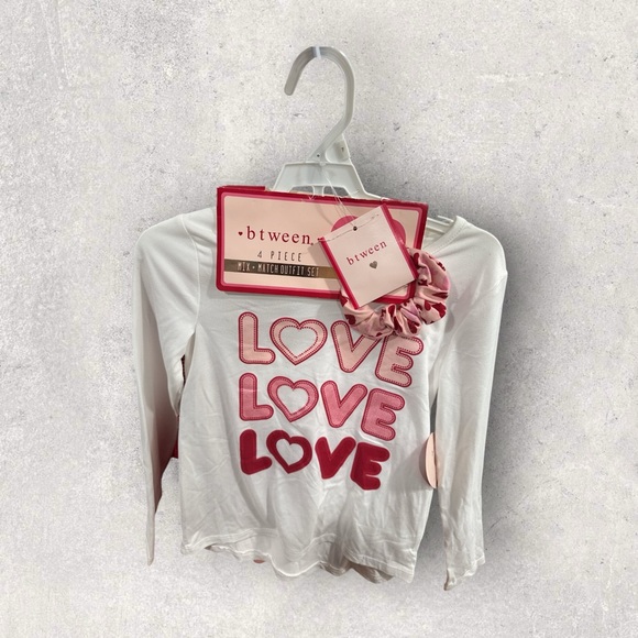 btween Kids mix and match Set - Pink, White and red - Picture 2 of 5